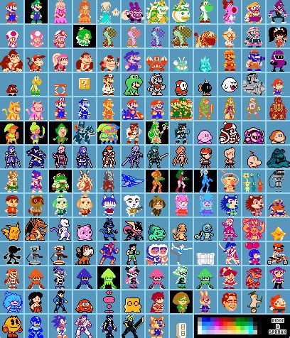 All mario maker sprites - opmnat