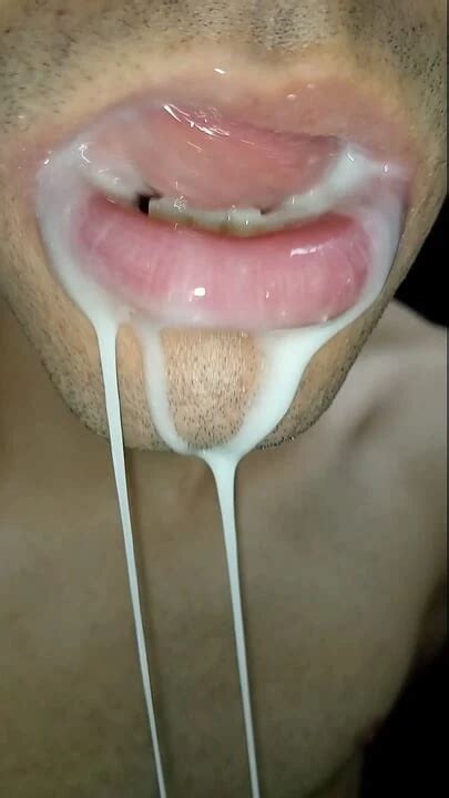 Cum In My Mouth Play With Your Cum And Swallow It Close Up Naughty Gay Tongue Sloopy Xhamster