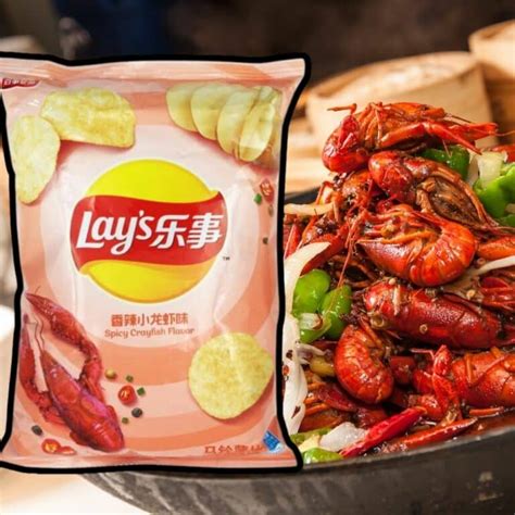 Lays Potato Chips Spicy Crayfish Snack Affair