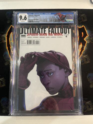 Ultimate Fallout Nd Print Pichelli Cgc St Miles Morales Spider