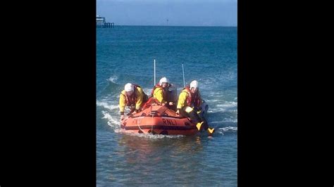 Llandudno Rnli Lifeboat Crew Brings Man To Safety Rnli