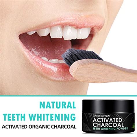 Organic Activated Charcoal Teeth Whitening Powder With Bamboo