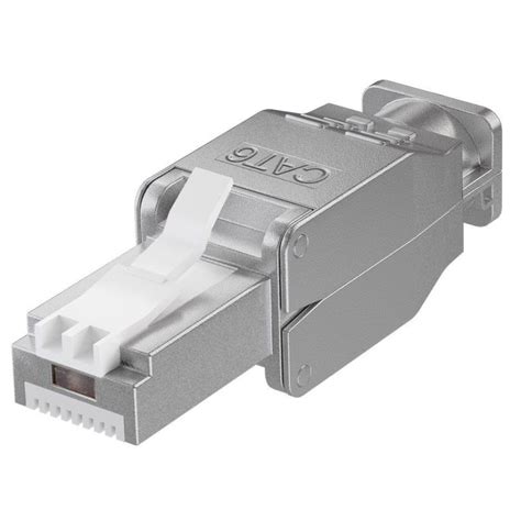 Tool Free Rj45 Network Connector Cat 6 Stp Shielded Plug Rj45