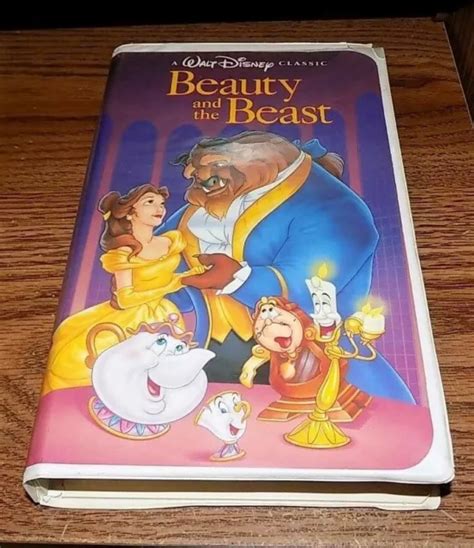 Rare Walt Disney La Belle Et La B Te Vhs Diamant Noir