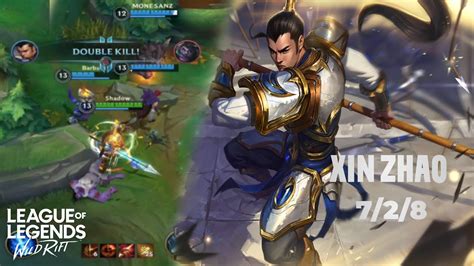 Rank Wild Rift Xin Zhao Gameplay Jungler Youtube