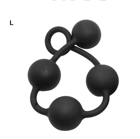 Large Silicone Beads Anal Butt Plug Ball Stretcher Massager Sex Toys Women Men EBay