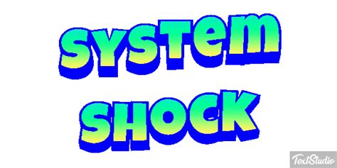 System Shock Videogame Animated  Logo Designs