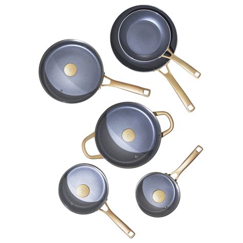 Beautiful 10 PC Cookware Set, Grey Smoke by Drew Barrymore - Walmart.com