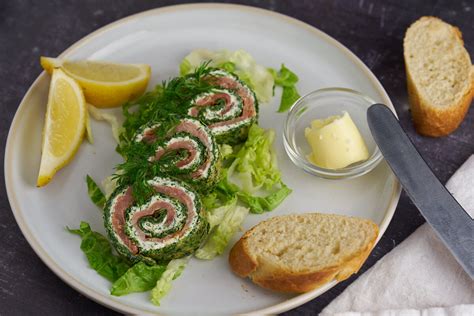 Spinach Roulade With Salmon Recipe For Roulade With Smoked Salmon