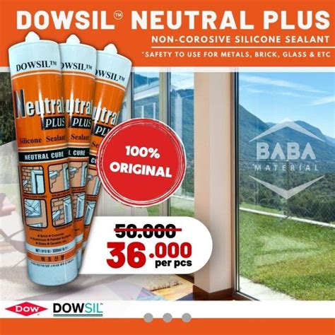 Dowsil Silicone Sealant Neutral Plus Lazada Indonesia