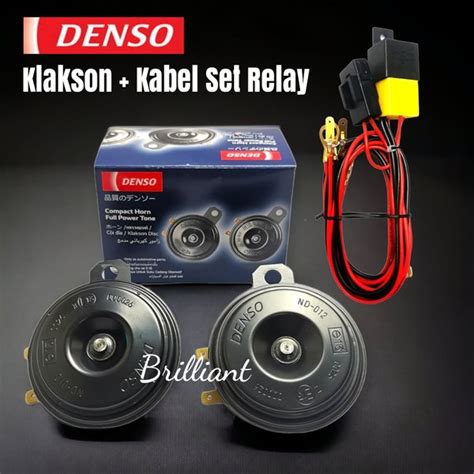 Jual Klakson Dobel Disk DENSO Original Water Resistance 12v Paket