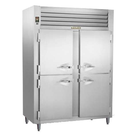 Traulsen Rht Nut Hhs Stainless Steel Cu Ft Two Section Half Door