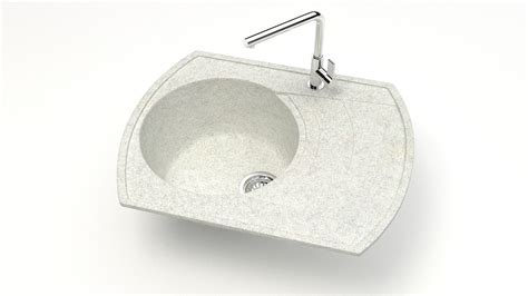 Кухонная мойка Карельский Камень матовая Модель 25Q15 Белый гранит ...