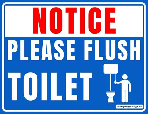 Please Flush Toilet Sign Free Download Toilet Sign Flush Toilet Flush