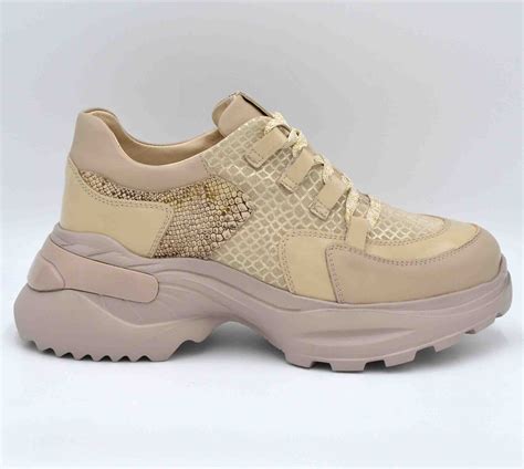 Бежови сникърси ESTELLA - Estella Shoes