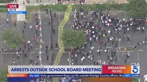 Fights Break Out Outside Glendale School Board Meeting On Pride