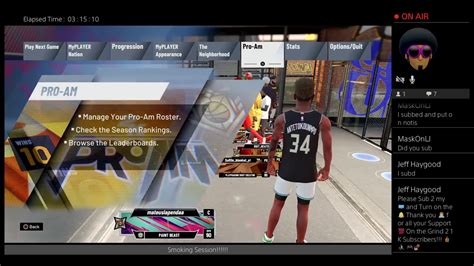 JGood271 S Live PS4 Broadcast NBA 2K20 Grind Court Conqueror 2x REP