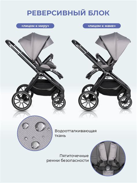 Коляска 3 в 1 для новорожденных Farfello Belleza купить по цене 29 818 руб