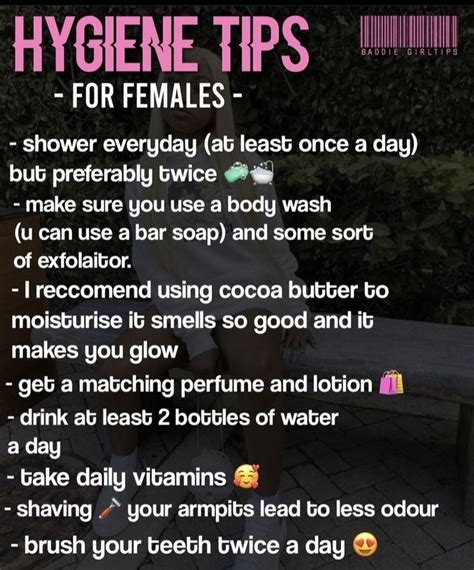 feminine hygiene tips | Proper hygiene, Hygiene, Body hygiene