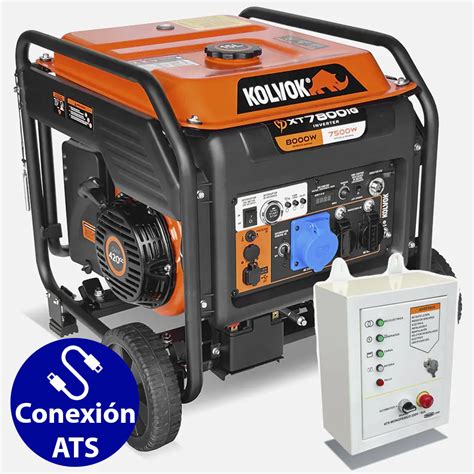 Generador Inverter Kolvok Gasolina Kw Partida El Ctrica V