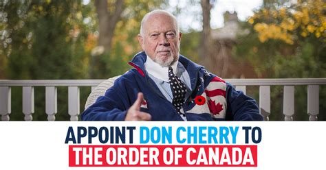 Appoint Don Cherry To The Order Of Canada Conservative Party Of Canada