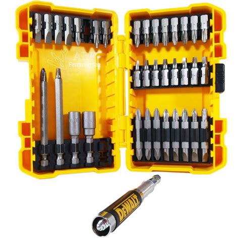 Jogo de Ponta Bits para Parafusar 37 peças Dw2163 Dewalt Jogo de Bits