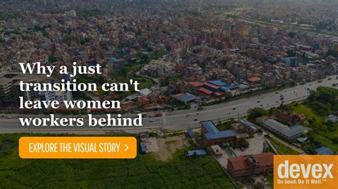 Why a just transition can’t leave women workers behind | Devex