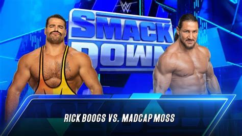 Wwe K Madcap Moss Vs Rick Boogs Smackdown Youtube