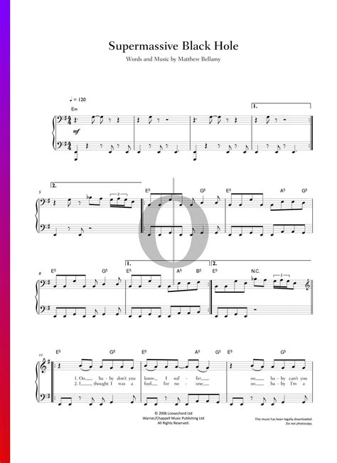 Muse Supermassive Black Hole Tabs 8
