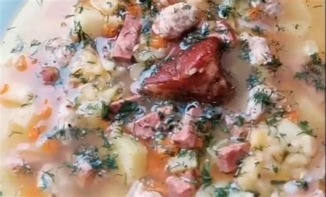 Гороховый суп с мясом свинины и колбасой простой рецепт пошаговый