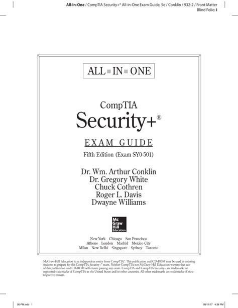 Comptia Security All In One Exam Guide Exam Sy Pdfdrive