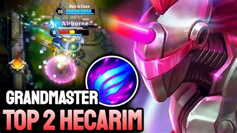 Wild Rift Hecarim Top Hecarim Gameplay Grandmaster Ranked Youtube