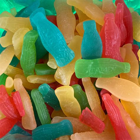 Fruity gummy soda candy bottles 0.33 lb – Nantasket Sweets By Swedes