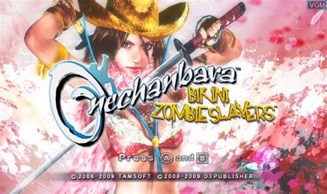 Onechanbara Bikini Zombie Slayers For Nintendo Wii The Video Games Museum