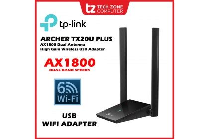 Tp Link Tx U Plus Ax Dual Band Antenna High Gain Usb Wifi Adapter