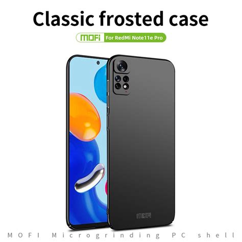 For Xiaomi Redmi Note E Pro Mofi Frosted Pc Ultra Thin Hard Case