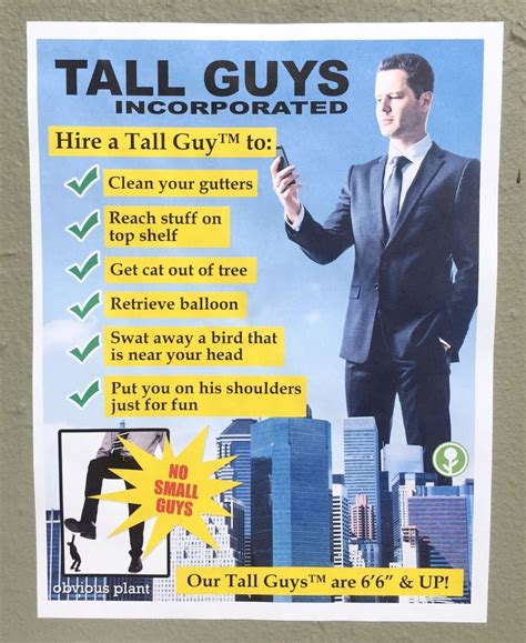 Obvious Plant Hire A Tall Guy Tall People Problems People Problems