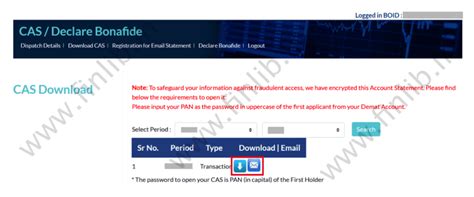 How to view and download CDSL CAS?