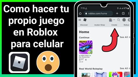 Como Hacer Tu Propio Juego En Roblox Para Celular Crear Juegos De