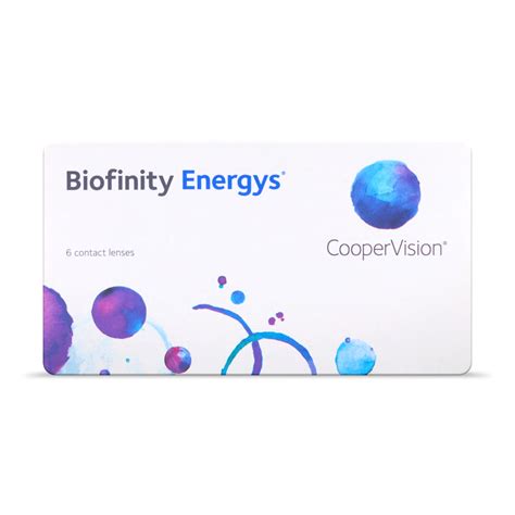 Biofinity Energys Contact Lens Lens Pack For Monthly Use For Eyes