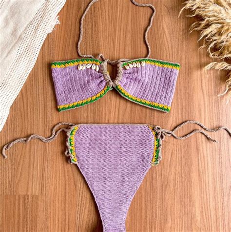 Biquíni Hot Pantalona em Crochê Elo Produtos Especiais
