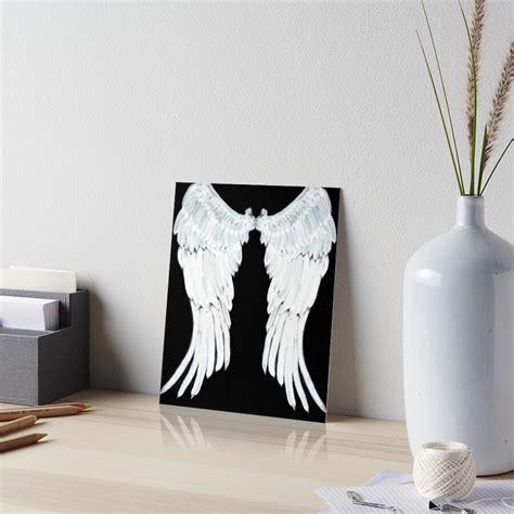 Angel Wings Watercolor Translucent Art Board Print For Sale By