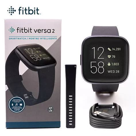 FITBIT VERSA 2 SmartWatch Activity Fitness Tracker W ALEXA Heart Rate