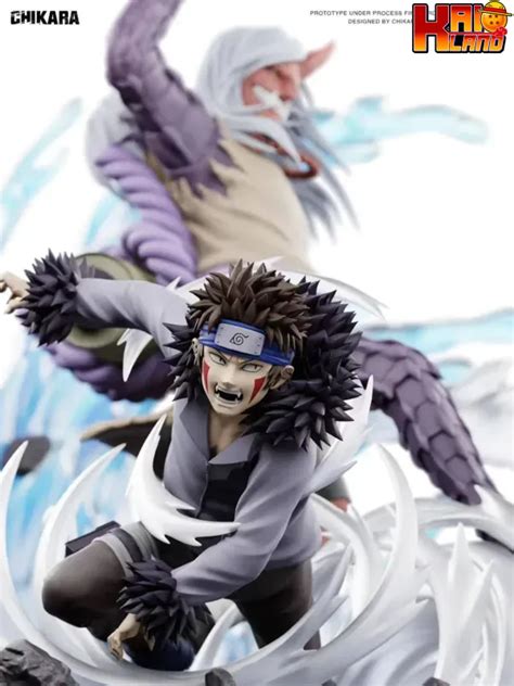 Naruto Chikara Studio Kiba Vs Sakon And Ukon Resin Statue - Kaioland