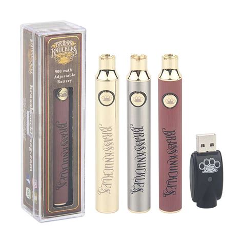 Brass Knuckle Battery Mah Assorted Colors E Cigarettes