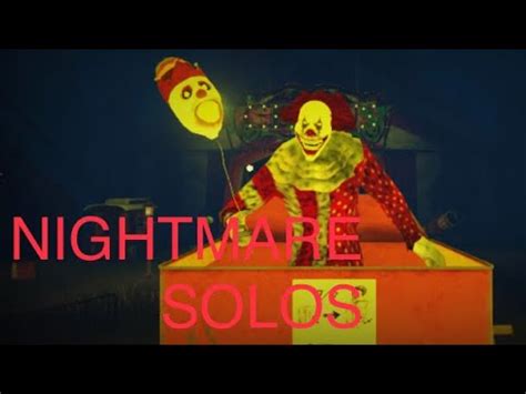 Roblox The Mimic Nightmare Circus Nightmare Mode Solos Full Gameplay