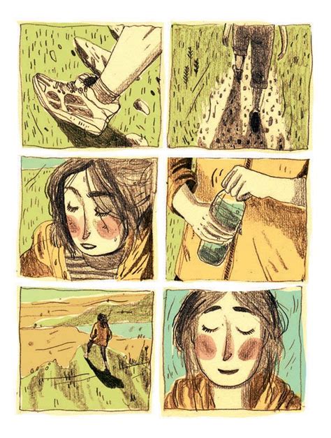 Walking Briony May Smith Graphic Novel Art Graphic Novel Illustration Art Drawings