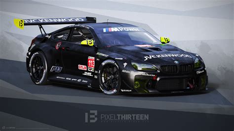 Bmw M6 Gt3 Livery And Artwork On Behance Bmw M6 Bmw Gt3