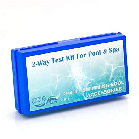 WWD POOL Kit De Test Chimique De L Eau Pour Piscine Et Spa Pour Test De