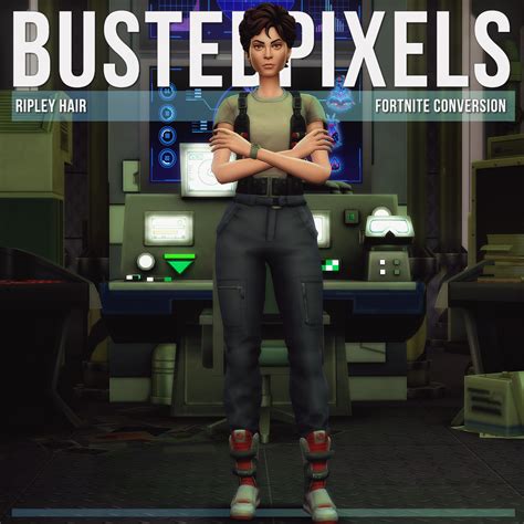 bustedpixels: Fortnite Ripley Hair Conversion/Edit... - Emily CC Finds